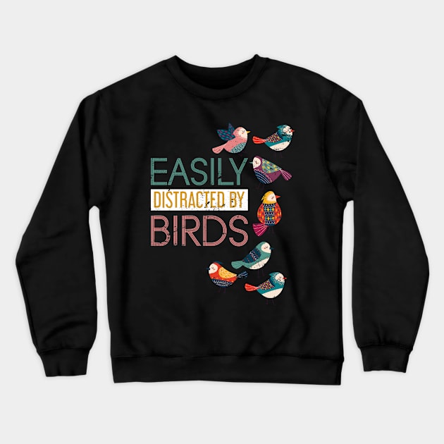 Birdwatching Lover Gift Birds Bird Watcher Crewneck Sweatshirt by shirtsyoulike